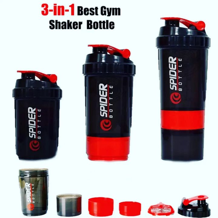 Spider%20Protein%20Shaker%20Bottle%20Multipurpose%20Gym%20water%20Bottle%20with%20Pill%20and%20Protein%20Powder%20Storage%20Leakage%20Proof%20BFA%20Free%20Plastic%20-500%20ML%20-%20Image%202