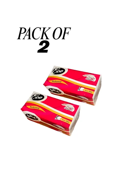 Redline Eco Soft Pack Tissues | 2-Ply | Perfume | 550 Article | Pack of ...