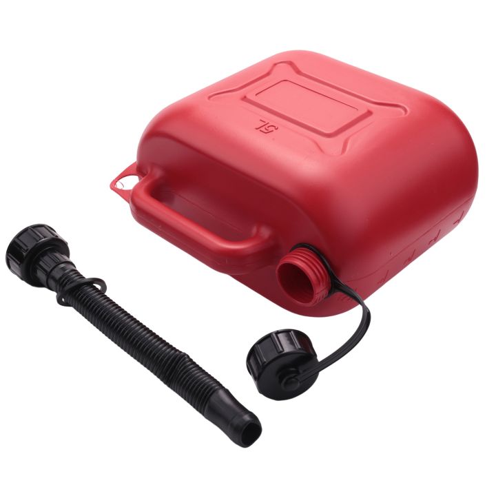 5L Car Fuel Tank Spare Plastic Petrol Gas Container for Car Travel