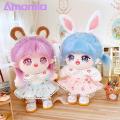 Amamia Human Doll Clothing Soft Cute Princess Dress Set 20cm Cotton Stuffed Dolls Clothes. 