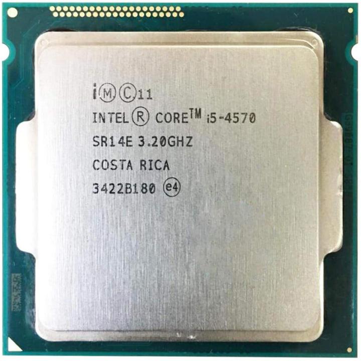 Intel Core i5-4570 3.20ghz Processor, 4 core 4 thread 6mb cache Intel HD Graphics 4600 system pulled
