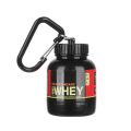 LANSEL 100ML Mini Protein Powder Bottle Portable Keychain Outdoor Tools/Multicolor. 