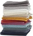 12 Pcs 100% Extra Soft Cotton Wash Cloth, Size 13 X 13 Inch. 