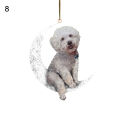 Hanging Pendant Flat Car Rearview Mirror Backpack Pendant. 