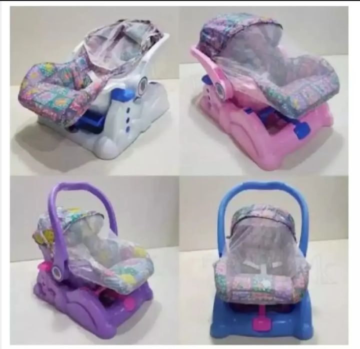 Baby Carry Cot 3in1 Rocking Plus Portable Carry Cot | Premium Quality | Comfortable Seat