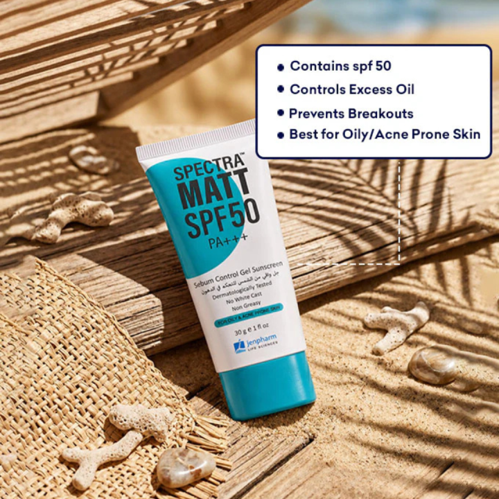 Jenpharm%20Spectramatt%20SPF%2050%20Sebum%20Control%20Gel%20Sunscreen%2030gm%20%7C%20For%20Men%20&%20Women%20-%20Image%203