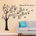 Family Photo Memory Tree Wall Sticker AY9063a Wall Art Decoration Black. 