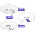 Erasable Pen Blue And Black Ink Ballpoint Pen for School Supplies - Magic Erasable Pen - Erasable Roller Gel Pen. 