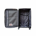 FLO Alberta Premium 2024 Expandable Luggage Trolley Suitcase, TSA Lock, 4 Wheels, Softside. 