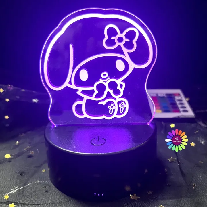 %E3%80%90HOT%E3%80%91%203D%20Night%20Light%20Kuromi%20Sanrio%20Anime%20Character%207/16%20Color%20Band%20Remote%20Control%20LED%20Night%20Light%20Bed%20Room%20Decoration%20Birthday%20Gift%20-%20Image%205