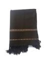 Kashmiri Dhussa & Pashmina Wool Shawl For Men (Black). 