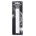 3 Pcs White Charcoal Pencils, Art Drawing Pencils Set - Medium, Sketching Pencils for Dark or Tinted Paper. 