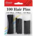 Black Invisible Hair  Wave Bobby Pins Grips 100 PCs. 