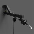 Tricep Workout Machine Equipment Wall-Mounted Cable Pulley System with Loading Pin for LAT Pull Down, Tricep and Ab Pulldowns, Biceps Curl, Forearm Wrist Trainer Workout Equipment. 