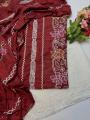 Embroided 3 Piece Suit For Women Paper Cotton Shirt Dupatta with COMPUTER KACHA TARKASHI EMBROIDERY and White Cotton Chikankari Trouser Ashrafi Ashrafi Customized. 