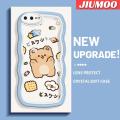 JIUMOO For iPhone 7 Plus iphone 8 Plus Case Cartoon Cute Japanese and Korean ins: Bears Cream Wave Border Soft Clear Shockproof Phone Cases Creative Camera Transparent Casing Simple Silicone Protective Cover. 