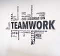 WallsArt Store Teamwork Wall Decal, Teamwork Decal, Office Wall Art, Office Decor, Office Wall Decal, Office Wall Decor, Office Decals, Motivational Art. 