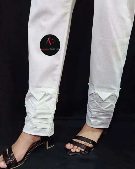 Cotton%20Trousers%20for%20Women%20&%20Girls%20-%20Plain,%20Comfortable,%20Elastic%20Waist%20Cotton%20Trousers%20For%20Women%20Ladies%20Girls%20Stitched%20with%20Stylish%20Bottom%20Design%20-%20Image%209