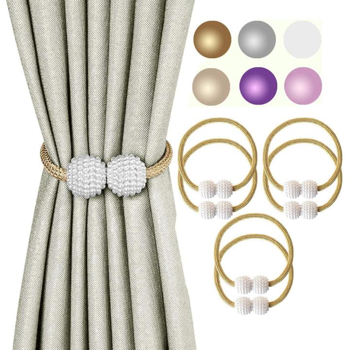 2%20PCS%20Pearl%20Magnetic%20Ball%20Curtain%20Buckle%20Magnetic%20Curtain%20Tiebacks%20Convenient%20Drape%20Tie%20European%20Style%20Decorative%20Weave%20Rope%20Curtain%20Rings%20&%20Buckles%20Holder%20for%20Window%20Sheer%20Blackout%20Draperies,%20Parday%20-%20Image%202