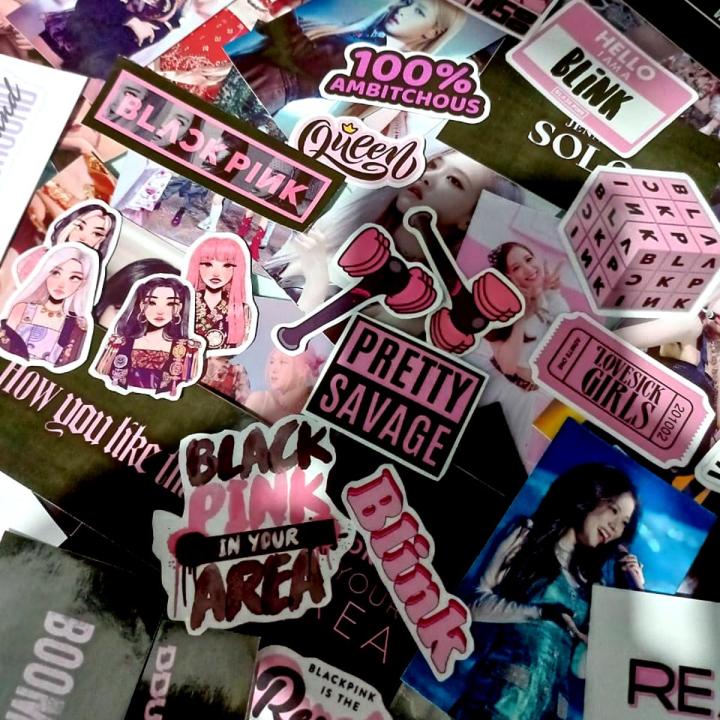 BLACK PINK Sticker Packs available, HD Printed, Fully Customized  Perfect Gift For Army,   PRINTAHOLIC  KPOP Store for BTS, Black Pink, Stray Kids, Seventeen, TXT, Red Velvet and many more Korean Bands