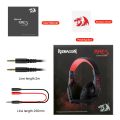 Redragon Ares H120 Wired Gaming Headset with Mic 3.5mm Pro Gamer For PC PS4 Switch Stereo. 