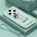 Xiaomi Redmi 14C Stylish Astronaut Rubber Phone Cover Space NASA Glossy Plating Case Shockproof Casing. 