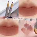 Double Ended Lip Liner Pen Thick 3D Lips Makeup Soft Matte Lipstick Pen Slender Lip Non-stick Cup Velvet Lipliner Cosmetics. 