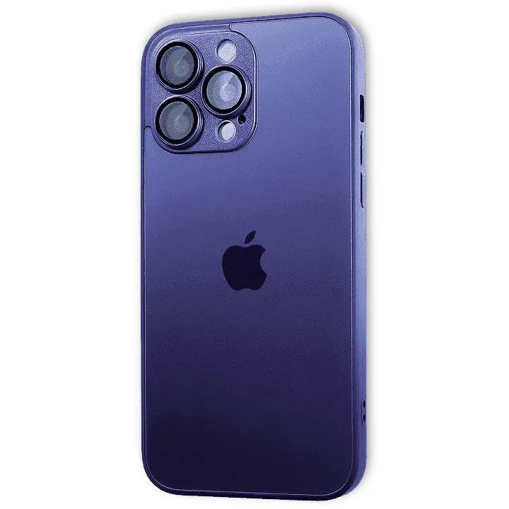 iPhone%2011%20Matte%20Glass%20Cover%20%7C%20Deep%20Purple%20AG%20Frosted%20Glass%20Border%20Case%20With%20Camera%20Protection%20For%20%20Apple%20iPhone%2011%20-%20Image%207
