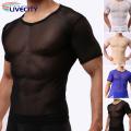 Summer T-shirt Ultra-thin Transparent See-Through Tee Shirt. 