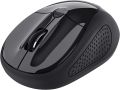Truśt Primò Wireless Optical Mouse, for Laptop with Storable USB Receiver, 1000-1600 DPI, for Left and Right-Handed Users, Wireless Mouse for PC, Laptop, Mac - Black. 