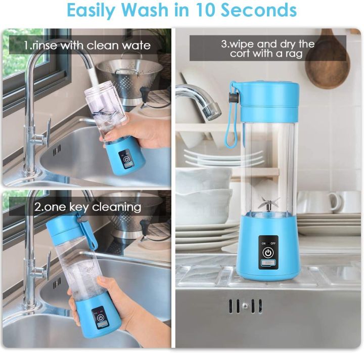 Portable%20Blender,Personal%20Blender,Smoothies%20Mini%20Jucier%20Cup%20USB%20Rechargeable%20and%20Personal%20Size%20Blender%20Shakes,380ml,Fruit%20Juice,Mixer%20-%20Image%203