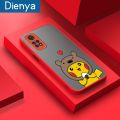 dienya For Redmi Note 11 4G Redmi Note 11s Case Cartoon Cute Pikachu Frosted Transparent Back Cover Lens Camera Protect Phone Case Silicone Edge Full Cover Casing Hard Cases. 