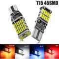 T10 T15 W16W LED Bulbs High Power 45pcs 4014SMD Super Bright 1200LM Replace For Car Reversing Light White. 