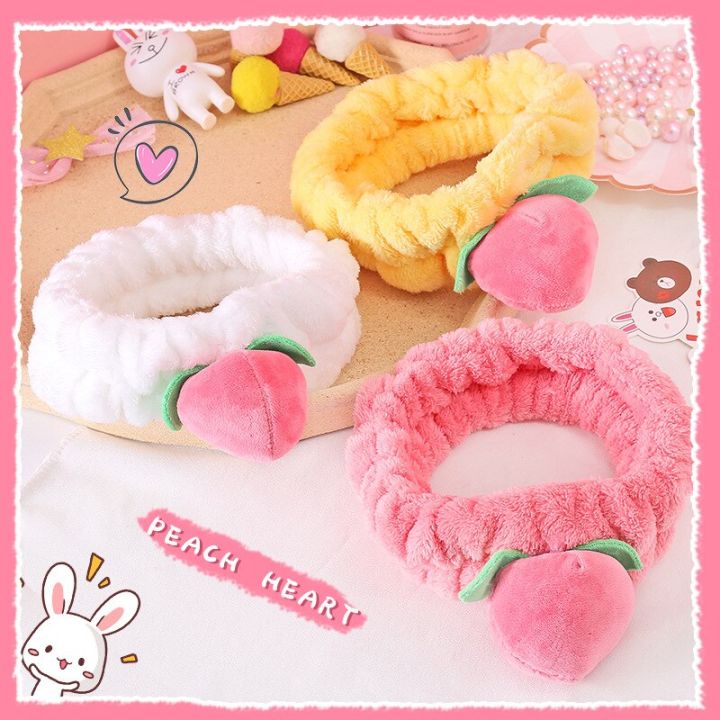 %E3%80%90Happier%E3%80%91%20South%20Korea%20New%20Style%20Pink%20Peach%20Washing%20Face%20Hair%20Band%20Women's%20Cute%20Cartoon%20Stereo%20Ins%20Wind%20Makeup%20Hair%20Accessories%20-%20Image%204