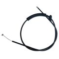 3PCS Engine Hood Release Cable Bowden Cable Kit for BMW E65 E66 7Er 51237197474. 