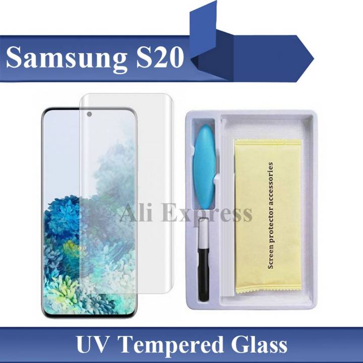 Samsung Galaxy S20 UV Tempered Glass Full Glue Screen Protector For Samsung Galaxy S20