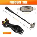 【Beiver Jewelry Store
】（NEW）4X Raptor Style Smoked Lens Amber LED Front Running Lights for F-150 2009-2018. 