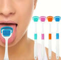 Antibacterial Tongue Scraper & Cleaner Brush — Deep Oral Clean, Fresh Breath. 