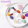 Fake Crystal Set Chakra Stones Healing Set Faux Crystal Gemstones for Positive Energy Fake Gemstone Collection. 