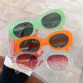 Oval Vintage Sunglasses Luxury Brand Designer Gradient Oval Frame Eyewear Designer Sun Glasses for Outdoor Activities Sun Protection Women and Men Casual Wear Fashion Statement. 