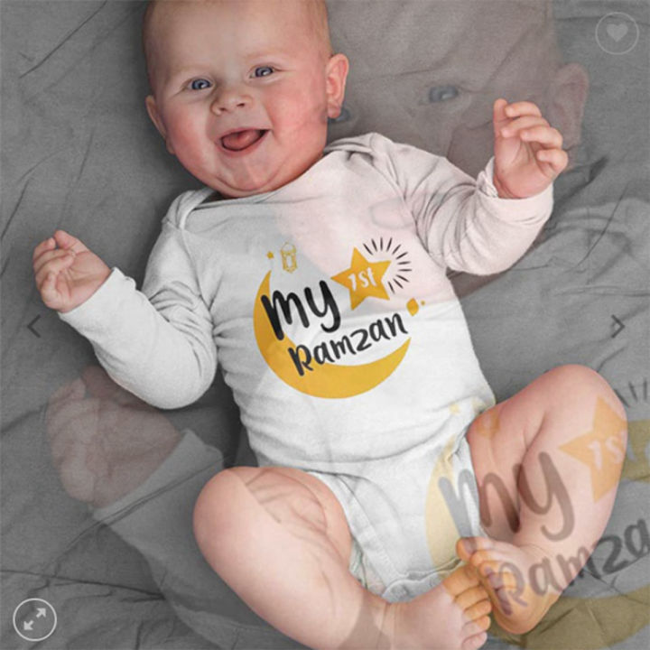 Ramadan%20Collection%20New%20Design%20Baby%20Romper%20For%20Baby%20Boys%20And%20Baby%20Girls%20Round%20Neck%20Short%20Sleeves%20Tee%20Tops%20Clothes%20Set's%20Dresses%20Outfit%20%20Suits%20-%20Image%203