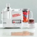Cambridge Juicer Blender with 1 Litre Sparkling Glass Jug Blender, Grinder, Juicer 300W - JB402. 