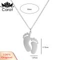 Carat Pendant Necklace Lovely Exquisite Bright Luster Feet Necklace. 