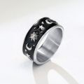 Wholesale Ring Jewelry Amulet Rune Words Odin 's Symbol Stainless Steel Viking Runes Ring. 