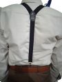 Elastic Suspenders (Gallace) For Men Black (Adjestable Size). 