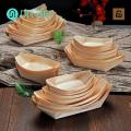 DR BEI Food Tray Creative Disposable Paper Boat Shape Sushi Plate Tray. 