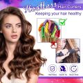 Spiral Hair Curlers No Heat Hair Curler Styling Kit Magic Hair Rollers Hair Styling Rollers Tools Spiral Hair Rollers with a Storage Bag (18Pcs). 