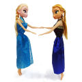 2 Pieces - Sweet Fashion Frozen Princess Doll Toys Set for Kids and Girls Toy (6.0 inch). 