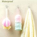 KS Wall Hooks for Hanging - Heavy Duty Self Adhesive Hooks  Transparent Waterproof Sticky Hooks for Keys Bathroom Shower Outdoor Kitchen Door Home Improvement Utility Hooks. 