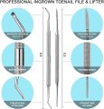 Stainless Steel Ingrown Toenail Removal Kit Pedicure Kit Ingrown Toenail File and Lifter, Familife 2pcs Ingrown Toenail Tool Double Sided with Storage Case Professional Ingrown Toenail Corrector 100%. 